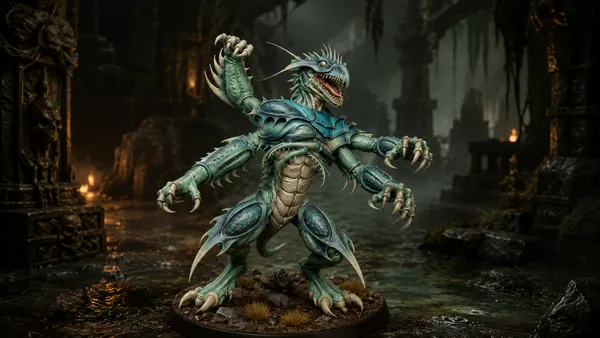 Four-Armed Monster STL — DnD Fantasy Aberration Miniature 3D Print Tabletop RPG — DnD miniature STL