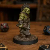 Orc Warrior with Axe view 4