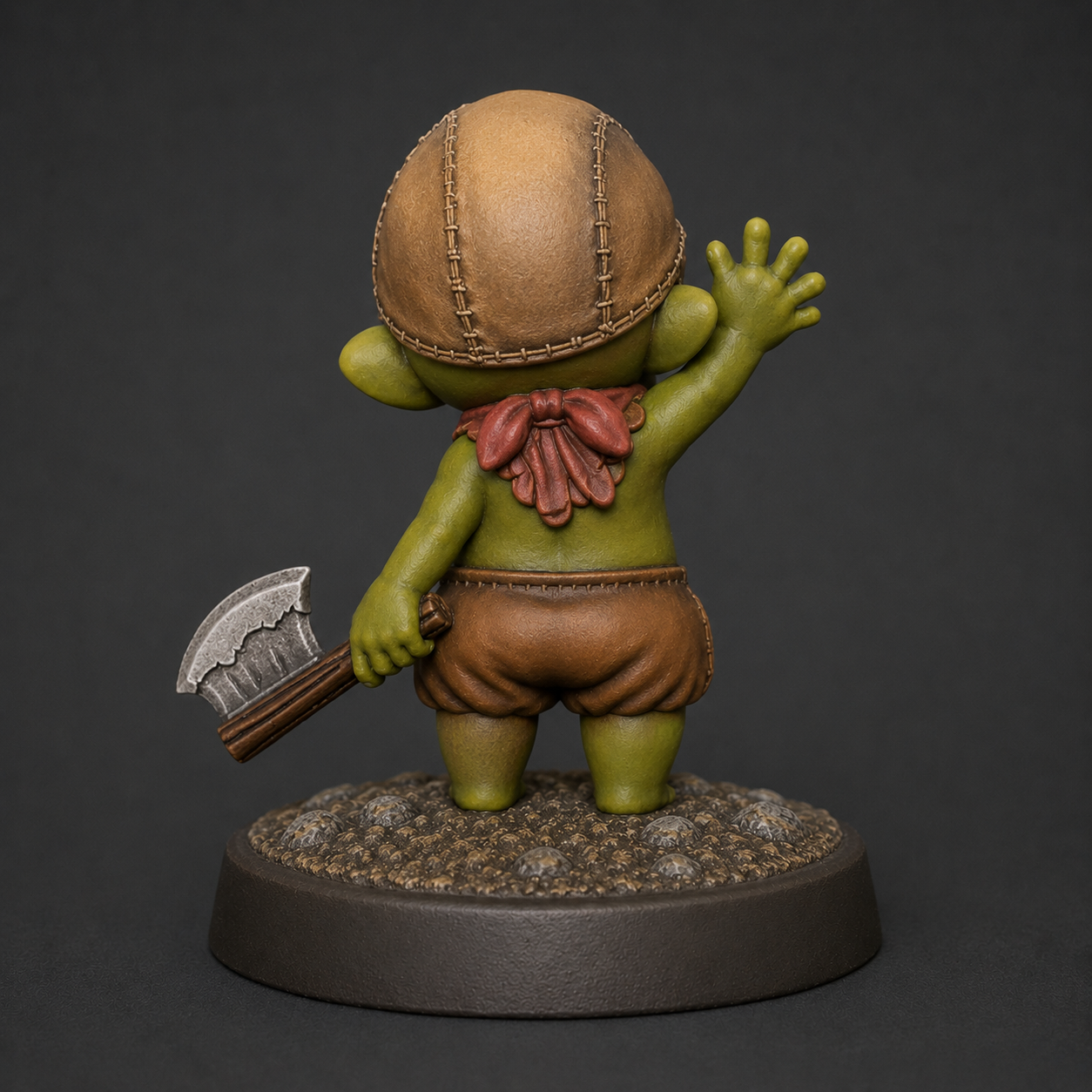 Orc Baby STL — Ragnarok Online Inspired Goblin Child Miniature for DnD Tabletop 3D Print — DnD miniature STL