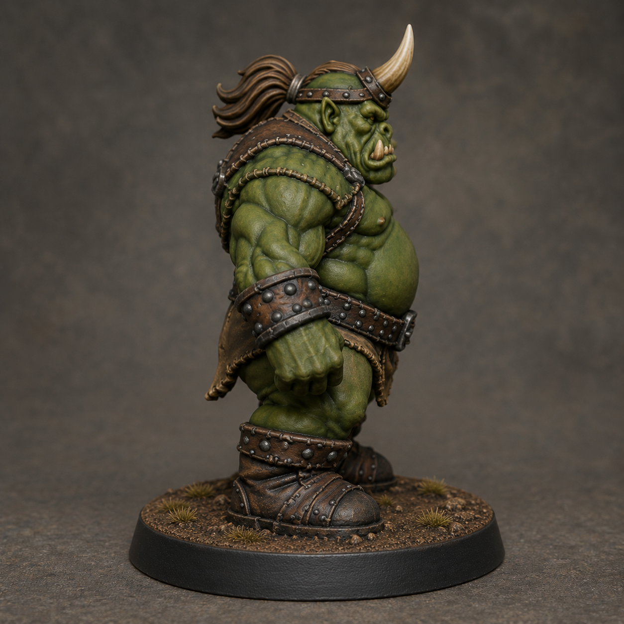 Orc Lord STL — Ragnarok Online Inspired MVP Boss Miniature for DnD 3D Print Tabletop — DnD miniature STL